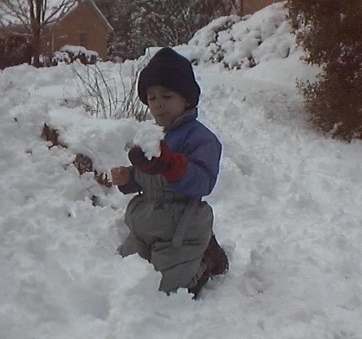 Eating Snow